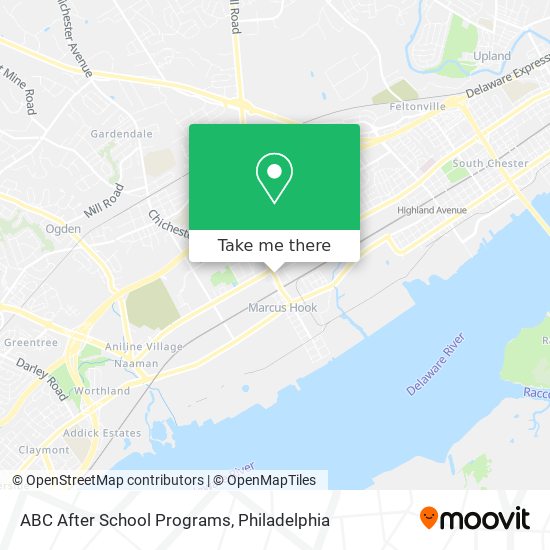 ABC After School Programs map