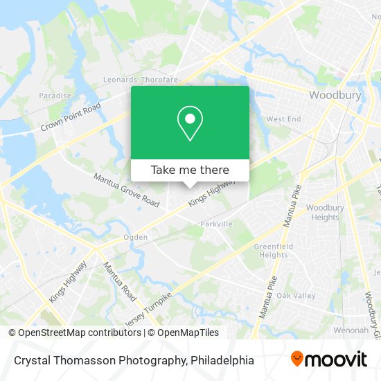 Mapa de Crystal Thomasson Photography