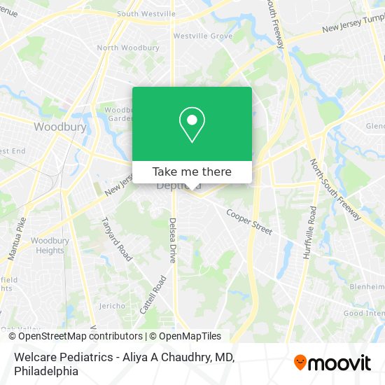 Welcare Pediatrics - Aliya A Chaudhry, MD map