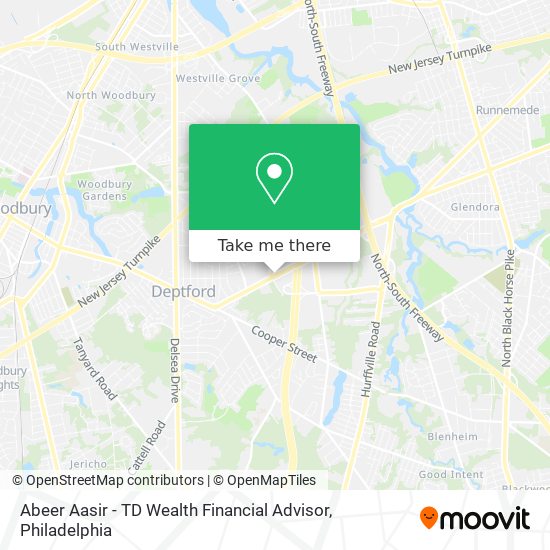 Abeer Aasir - TD Wealth Financial Advisor map