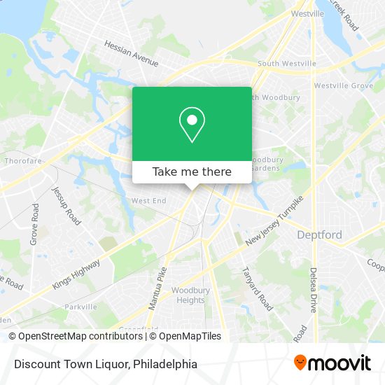 Discount Town Liquor map