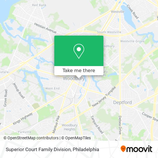 Mapa de Superior Court Family Division