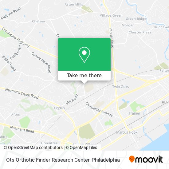 Ots Orthotic Finder Research Center map