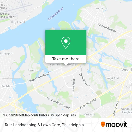 Ruiz Landscaping & Lawn Care map