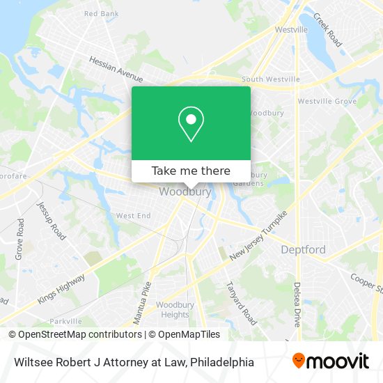 Wiltsee Robert J Attorney at Law map