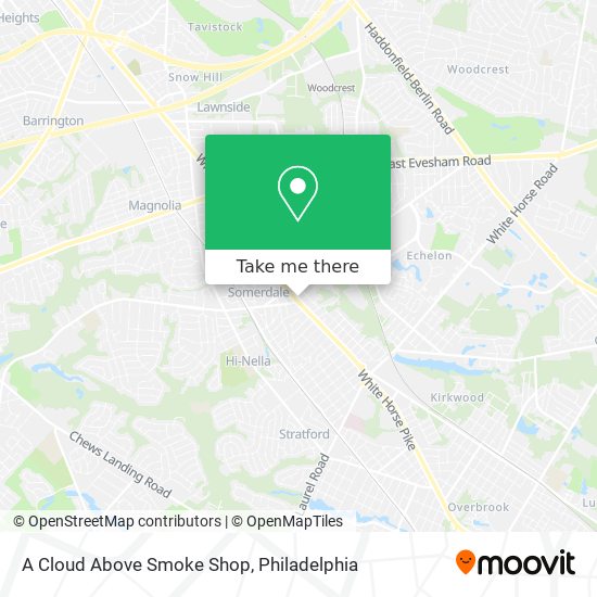 Mapa de A Cloud Above Smoke Shop