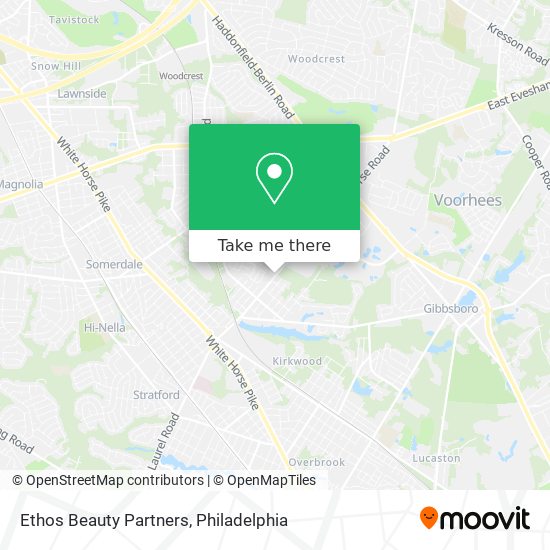 Ethos Beauty Partners map
