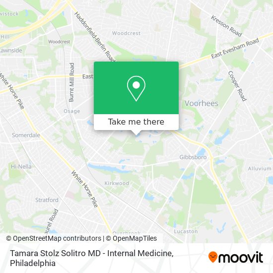 Tamara Stolz Solitro MD - Internal Medicine map