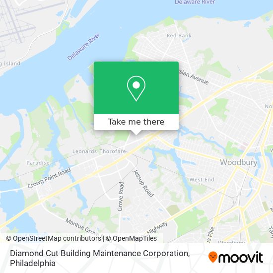 Mapa de Diamond Cut Building Maintenance Corporation