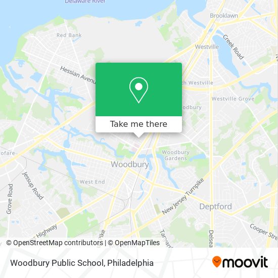 Woodbury Public School map