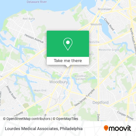 Mapa de Lourdes Medical Associates