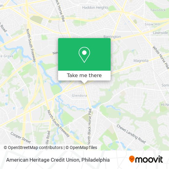 American Heritage Credit Union map