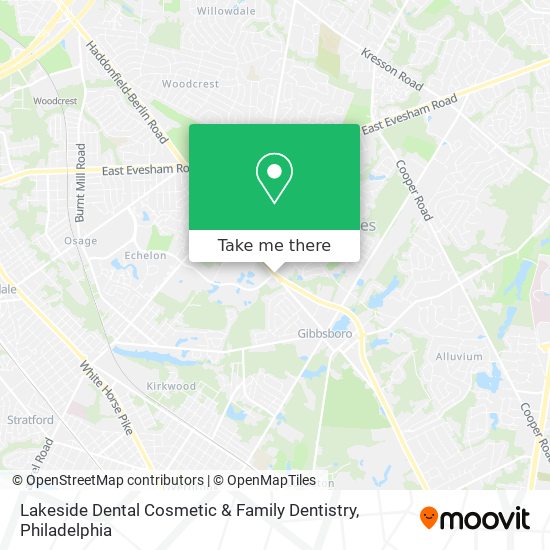 Mapa de Lakeside Dental Cosmetic & Family Dentistry