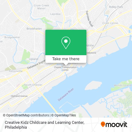 Mapa de Creative Kidz Childcare and Learning Center