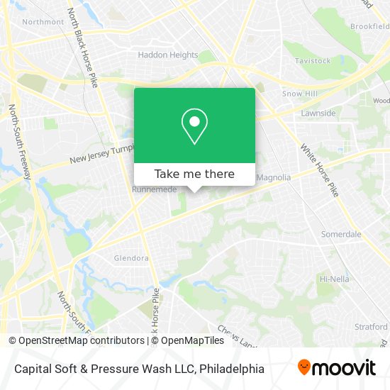 Mapa de Capital Soft & Pressure Wash LLC