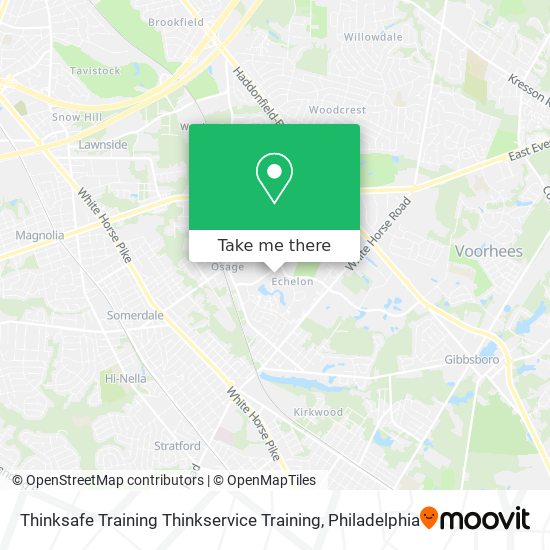 Thinksafe Training Thinkservice Training map