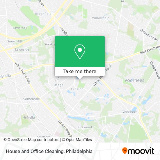 House and Office Cleaning map