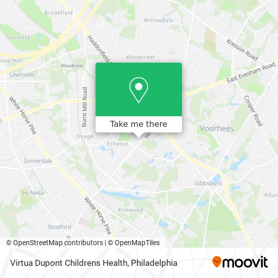 Virtua Dupont Childrens Health map