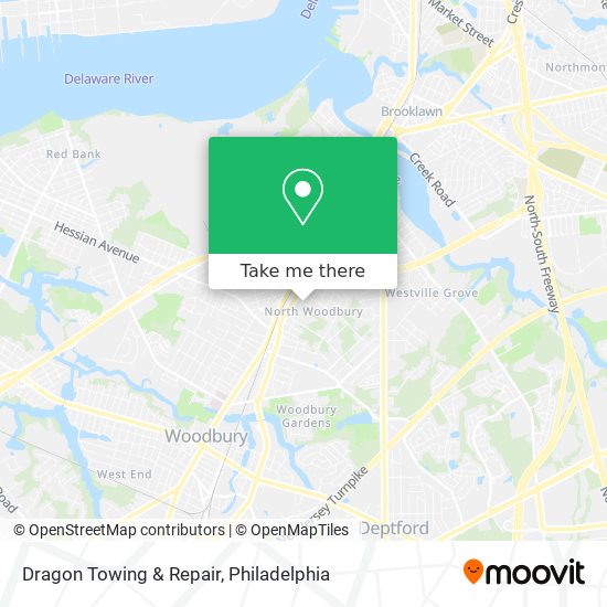 Mapa de Dragon Towing & Repair