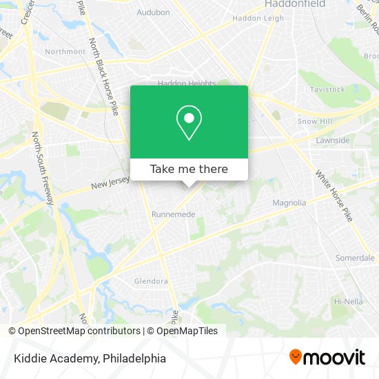 Mapa de Kiddie Academy