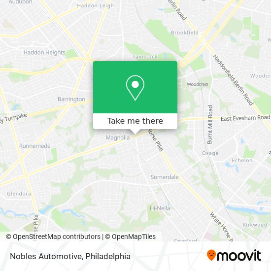 Nobles Automotive map