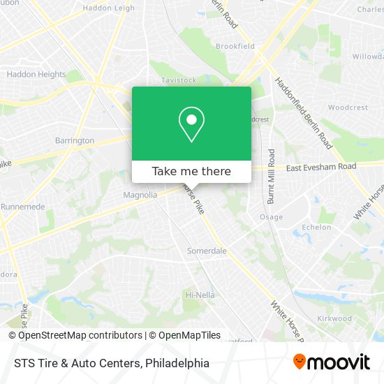 STS Tire & Auto Centers map