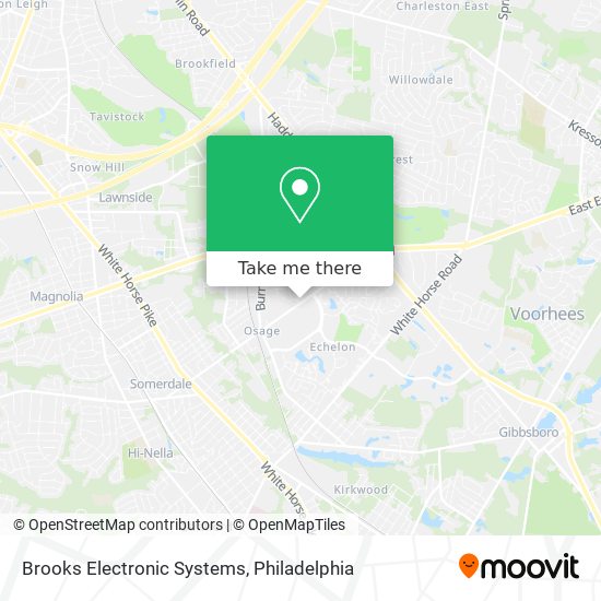 Mapa de Brooks Electronic Systems