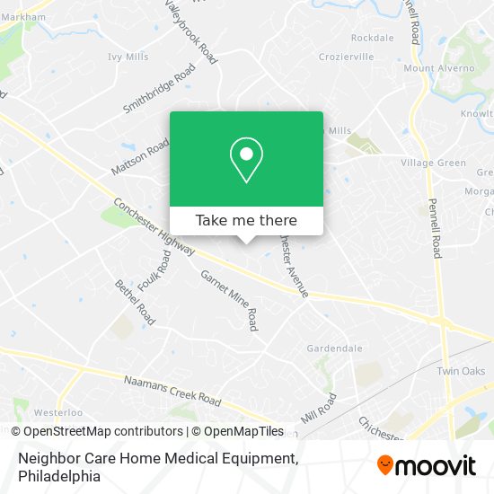 Neighbor Care Home Medical Equipment map