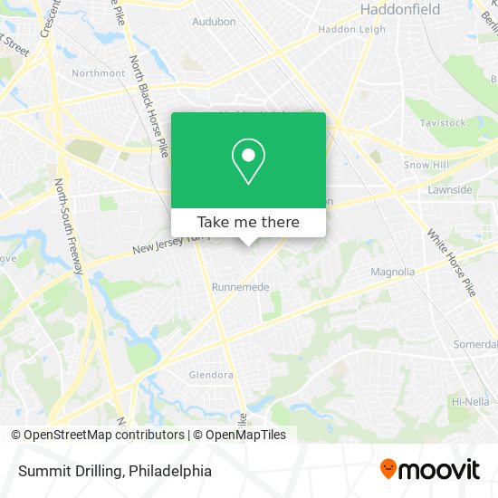 Summit Drilling map