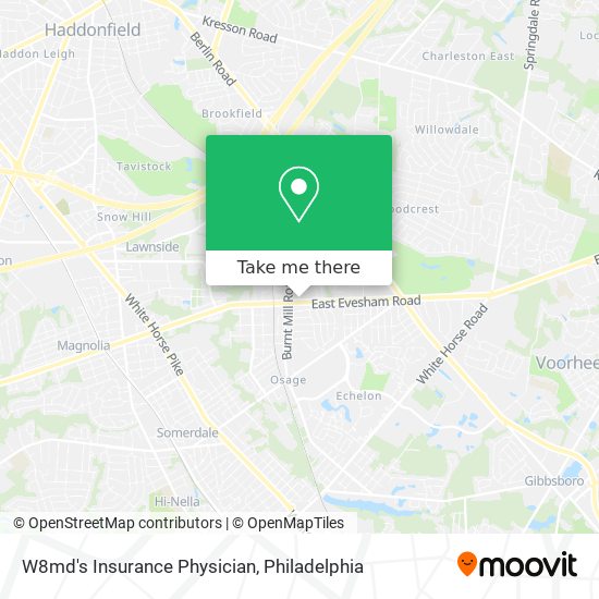 W8md's Insurance Physician map