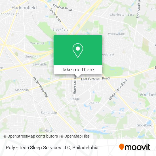 Poly - Tech Sleep Services LLC map