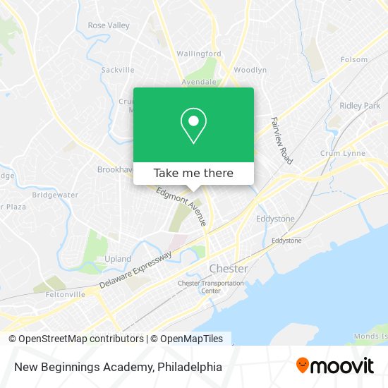 New Beginnings Academy map