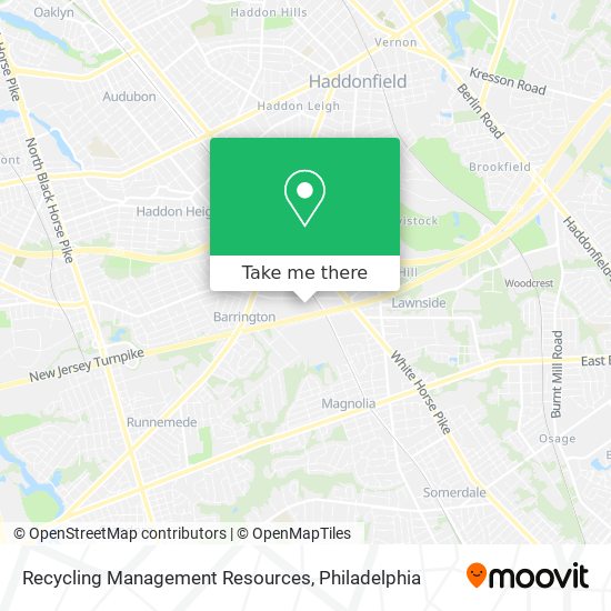 Mapa de Recycling Management Resources