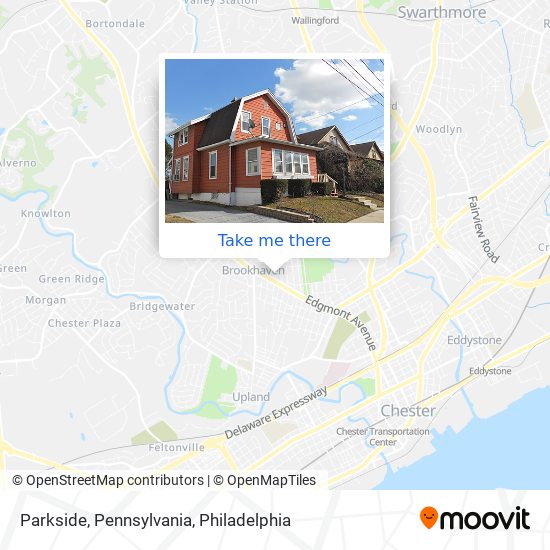 Mapa de Parkside, Pennsylvania