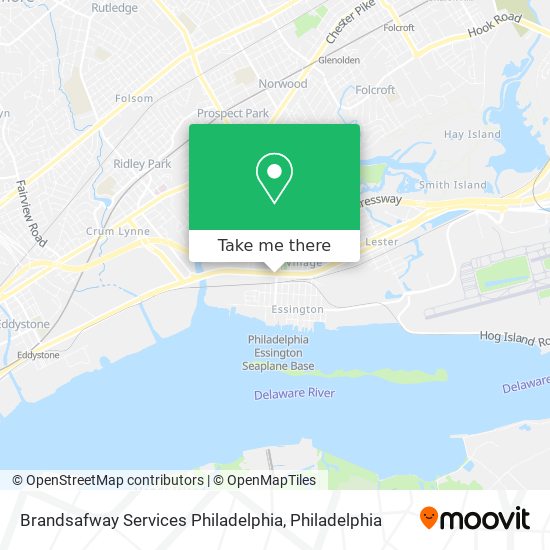 Brandsafway Services Philadelphia map