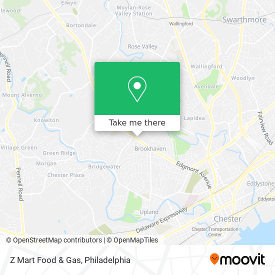 Z Mart Food & Gas map