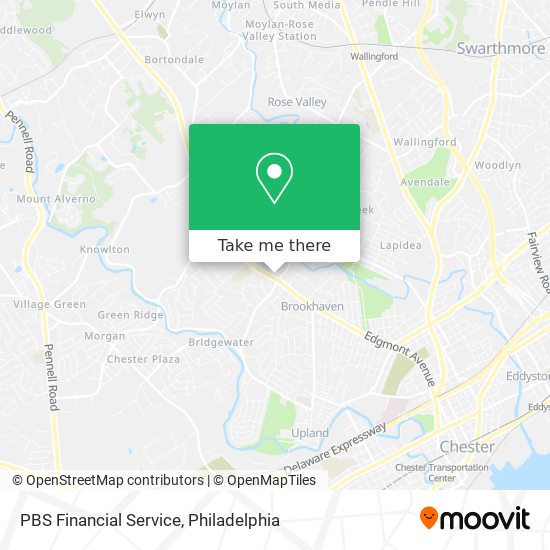 Mapa de PBS Financial Service