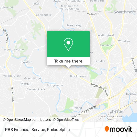 PBS Financial Service map