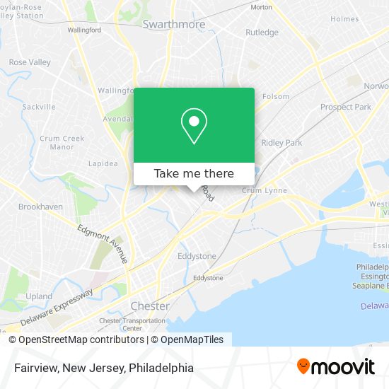 Mapa de Fairview, New Jersey