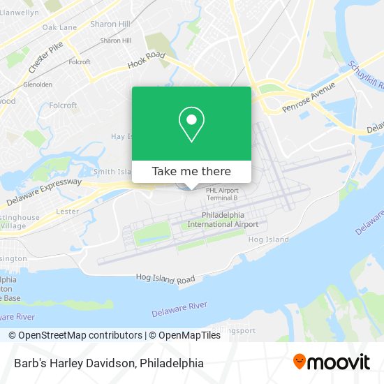 Barb's Harley Davidson map