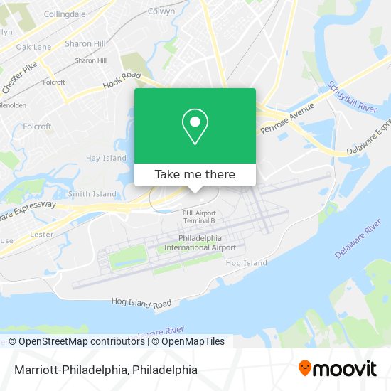 Marriott-Philadelphia map