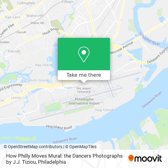 How Philly Moves Mural: the Dancers Photographs by J.J. Tiziou map