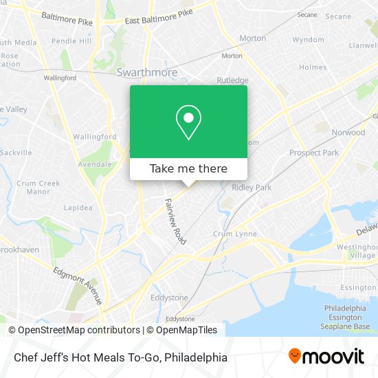 Chef Jeff's Hot Meals To-Go map