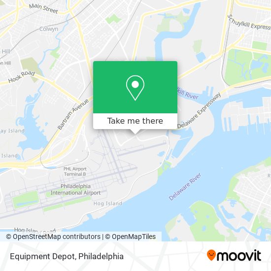 Mapa de Equipment Depot