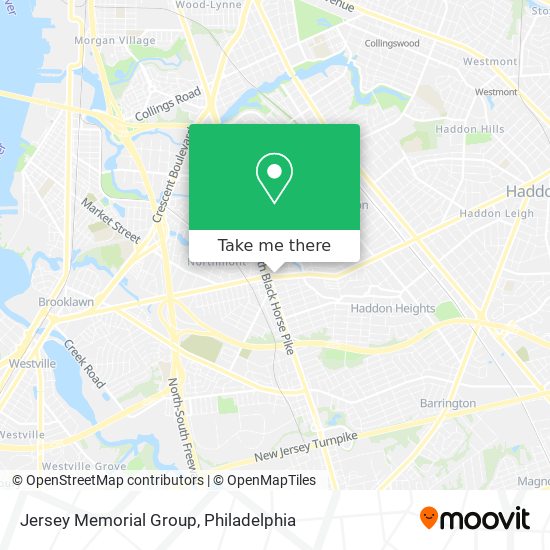 Jersey Memorial Group map