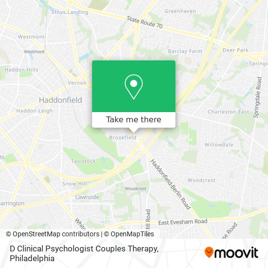 D Clinical Psychologist Couples Therapy map