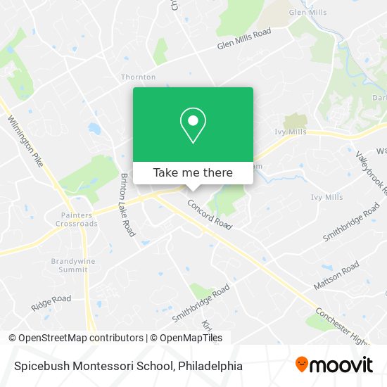 Spicebush Montessori School map