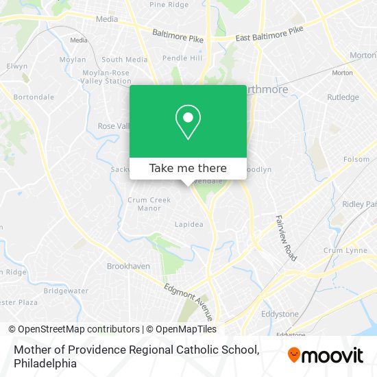 Mapa de Mother of Providence Regional Catholic School