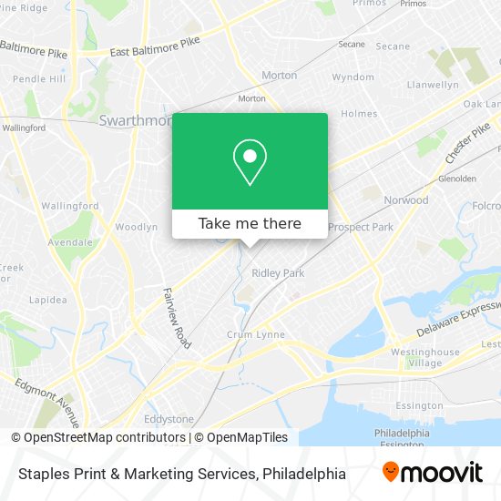 Staples Print & Marketing Services map