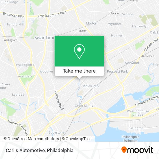 Carlis Automotive map